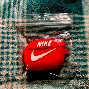 Red Nike air pod pro case
